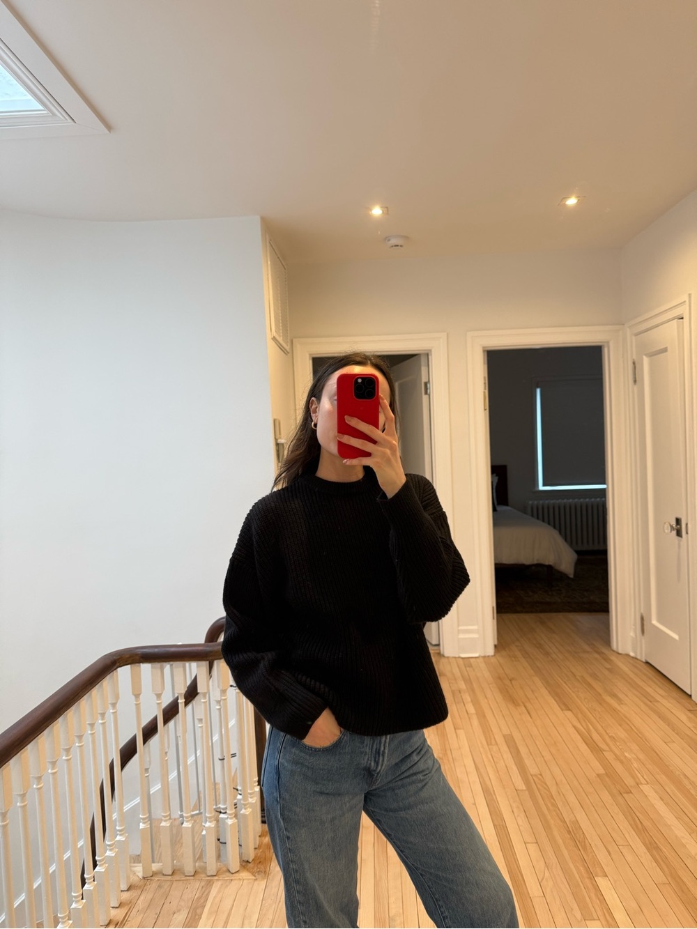 Ribbed Wool Crewneck Sweater